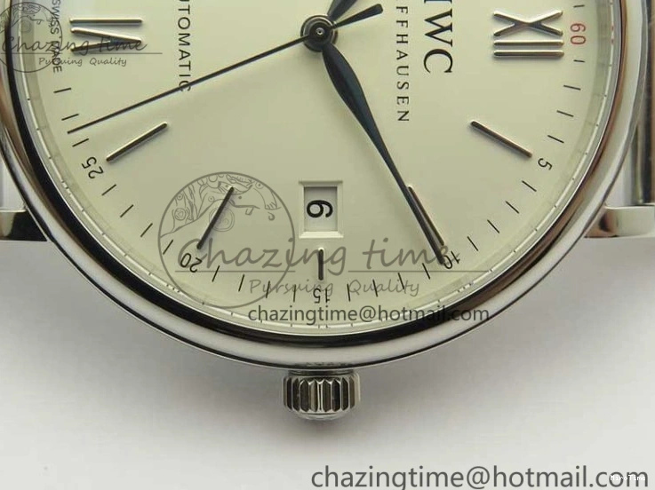 MIROTIME 0520 Portofino Automatic SS MKF 1:1 Best Edition White Dial On SS Mesh Bracelet A2892 V TechFriendly 7205